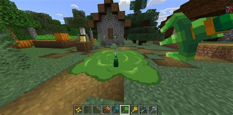 Throwable Weapons addon for Minecraft PE 1.19.83