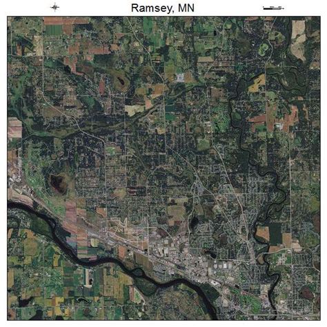 Aerial Photography Map of Ramsey, MN Minnesota