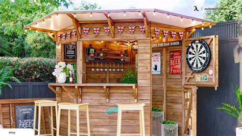 Great Shed Bar Ideas to Enjoy Drinks at Your Backyard