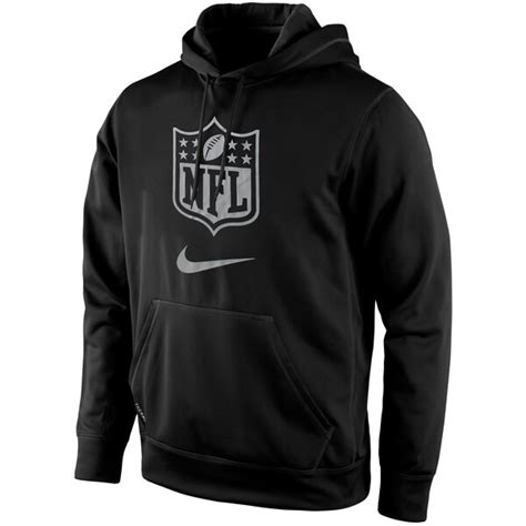 Mens NFL Shield Nike Black Draft Pullover Hoodie - NFLShop.com