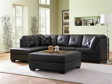 15 The Best Black Leather Sectional Sleeper Sofas