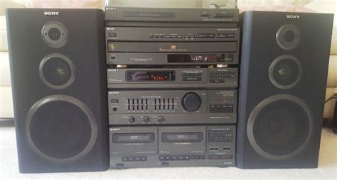 SONY COMPACT HI-FI STEREO SYSTEM – TURNTABLE-CASETTE DECK-5 DISC CD PL | in Glenrothes, Fife ...