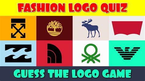 Guess the Fashion Brands Logo Quiz - YouTube