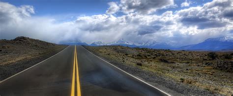 2560x1440 resolution | winding road under heavy clouds photo HD wallpaper | Wallpaper Flare