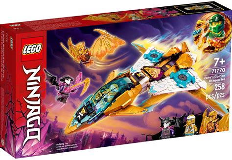 LEGO NINJA GO 71770 ZŁOTY SAMOLOT ODRZUTOWY BIAŁY 13291791681 - Allegro.pl