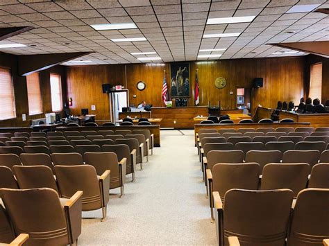 Interior of Graham County Courthouse in Robbinsville, North Carolina. Paul Chandler April 2019 ...