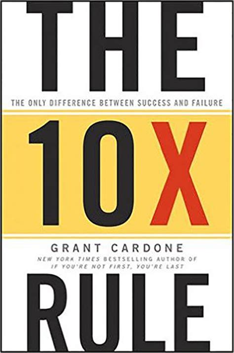 Book Summary: The 10X Rule by Grant Cardone