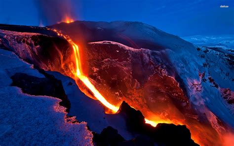 Volcano Wallpaper - WallpaperSafari