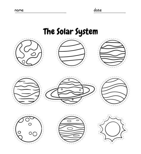 Planet Solar System Coloring Pages Printable | Solar system coloring pages, Planet coloring ...