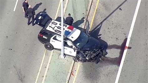 2 officers, civilian injured in Mid-City crash involving LAPD patrol cruiser and another vehicle ...