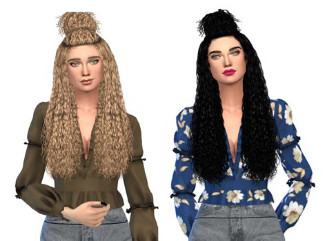 Sims 4 Alpha Long Hair