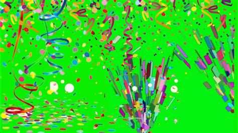 GREEN SCREEN 10 awesome wedding confetti effects animation - YouTube