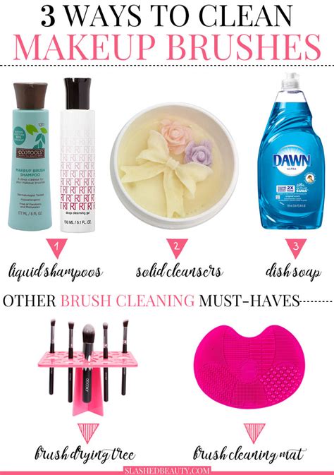 3 Cheap Ways to Clean Makeup Brushes | Slashed Beauty