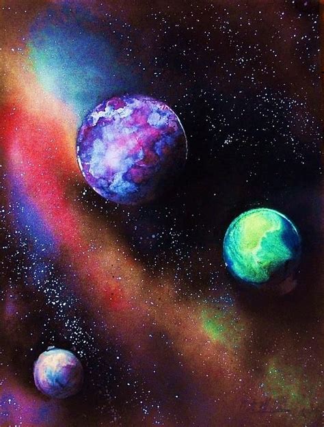 Pin by Chad LaBombarde on My Style | Space art, Space painting, Spray ...