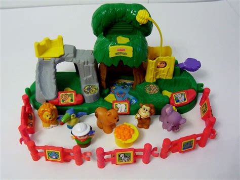 Fisher Price Little People Zoo Safari Play Set Sounds Animals Toy 8 ...