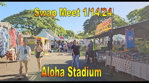 [4K] Aloha Stadium Swap Meet / Flea Market 1/14/24 in Aiea, Oahu ...