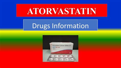 ATORVASTATIN - Generic Name , Brand Names, How to use, Precautions, Side Effects - YouTube