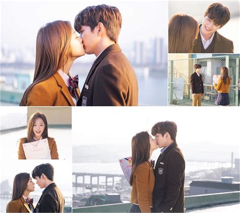 Yoo Seung Ho And Jo Bo Ah Have A Sweet First Kiss In Their School Days ...