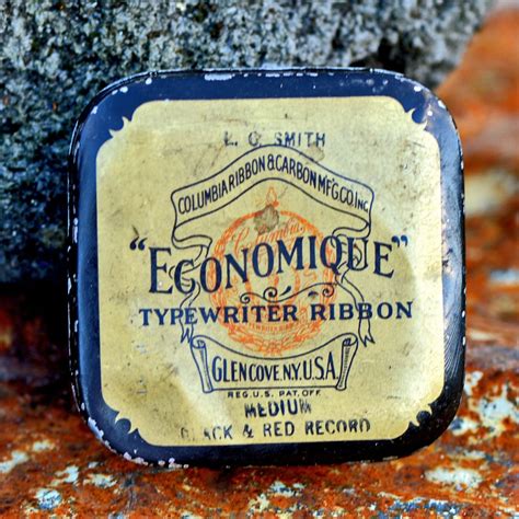 antique typewriter ribbon tin… Home Decor… p3-4 L – oldschooltypers