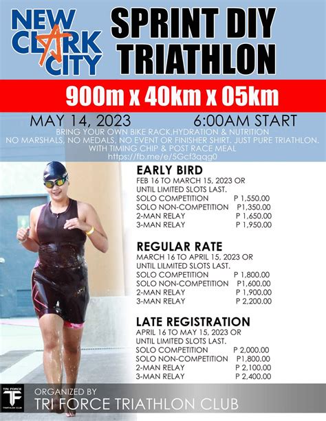 New Clark City Sprint DIY Triathlon | May 13, 2023 | SWIMBIKERUN.ph