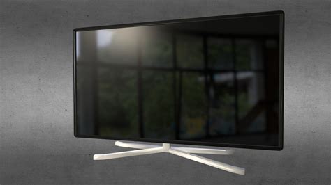 Flat Screen TV 46" with stand - Download Free 3D model by Jann ...
