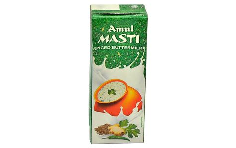 Amul Masti Buttermilk Spiced Tetra Pack 200 millilitre - Reviews | Nutrition | Ingredients ...