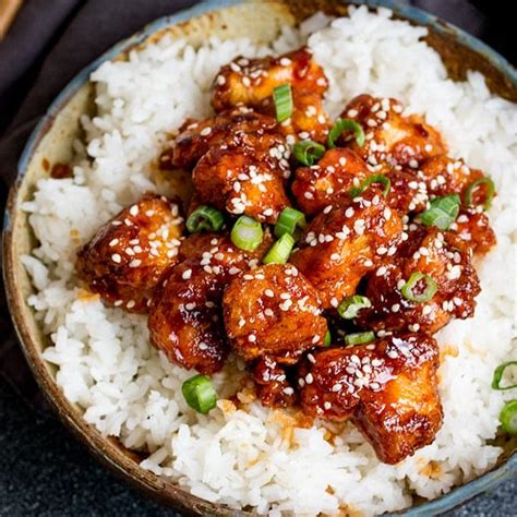 Crispy Sesame Chicken with a Sticky Asian Sauce - Nicky's Kitchen Sanctuary