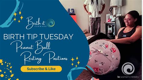 Birth Tip Tuesday: Laying Down Resting Positions Using a Peanut Ball - YouTube