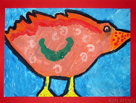 Kids Artists: Animals like Corneille