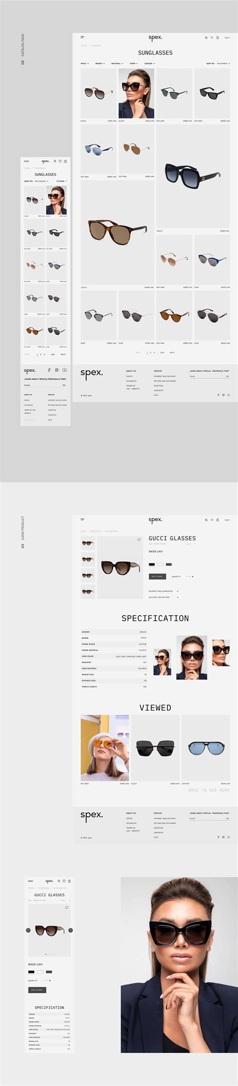 Spex on Behance