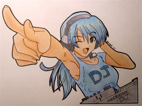 DJ Girl by xTsukiNoKurokage on DeviantArt