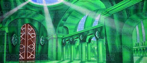 Oz Emerald City Interior Projected Backdrops - Grosh Digital | Painted ...