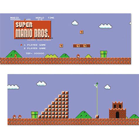 ThinkGeek - Super Mario Level 1-1 Poster Set | The GoNintendo Archives | GoNintendo