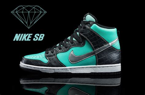 Diamond Supply Co. x Nike SB Dunk Hi "Tiffany" (Release Date) - EU Kicks: Sneaker Magazine ...