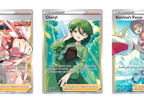 Pokemon Full Art Trainer Cards