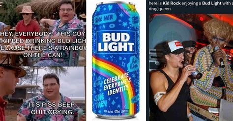 Kid Rock's Meltdown Over Bud Light Rainbow Cans Has Led To Some ...