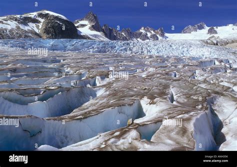 Crevasse, Tellot Glacier, Mount Waddington area, British Columbia, Canada Stock Photo - Alamy