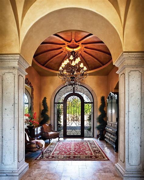 16 Uplifting Mediterranean Entry Hall Designs That Will Welcome You Home