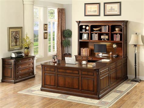 Furniture of America | CM-DK6382 Lavinia Executive Desk Set | Dallas Designer Furniture