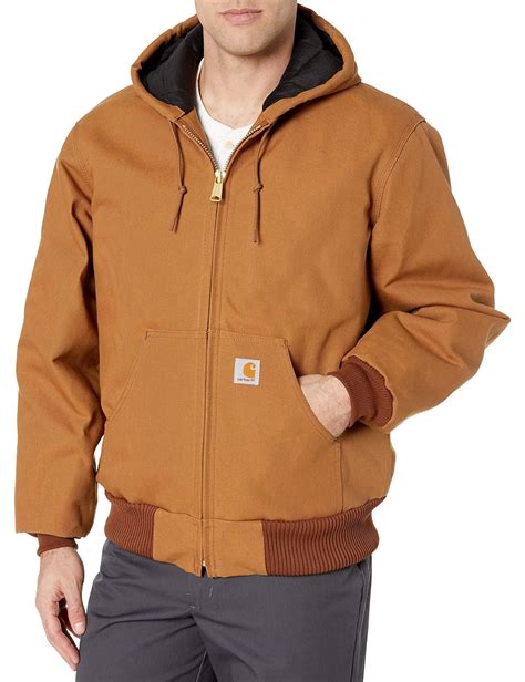 Carhartt - Carhartt Men's Quilted Flannel Lined Duck Active Jacket - Walmart.com - Walmart.com