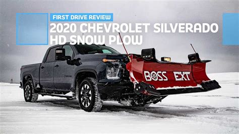 2020 Chevrolet Silverado HD Snow Plow First Drive: Celebrating Winter’s ...