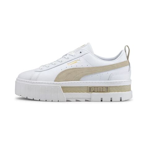 Mayze Lth Women's Sneakers | White - PUMA