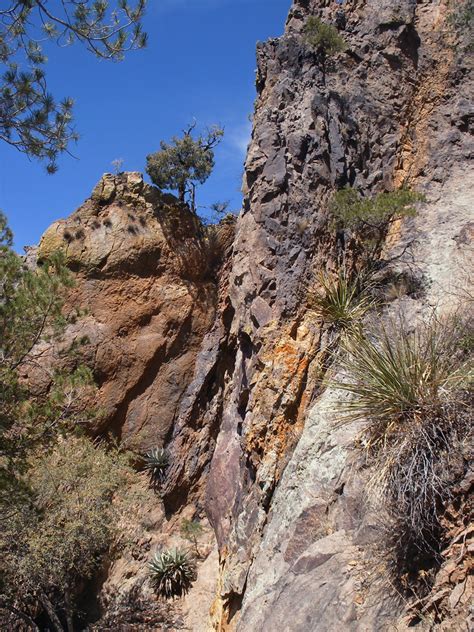 Volcanic rocks: Trail to Emory Peak, Big Bend National Park, Texas