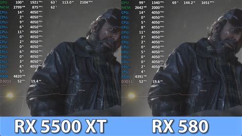 Radeon RX 580 vs Radeon RX 5500 XT OC in 8 Games Benchmark - YouTube