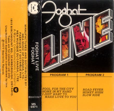 Foghat - Live (Cassette, Album) | Discogs