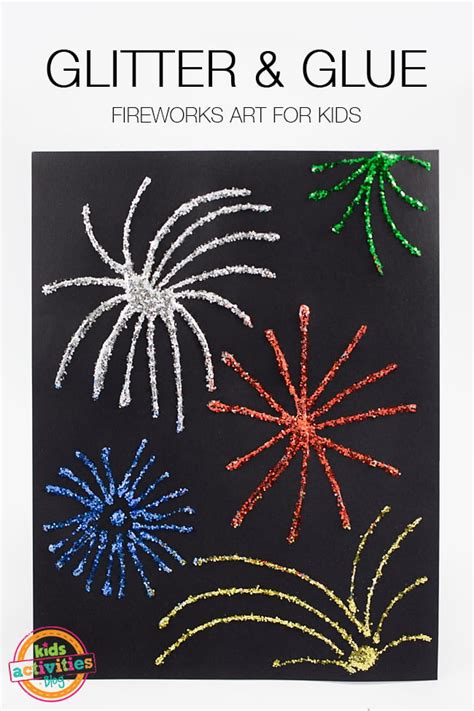 Fireworks Art Kids Activities Blog