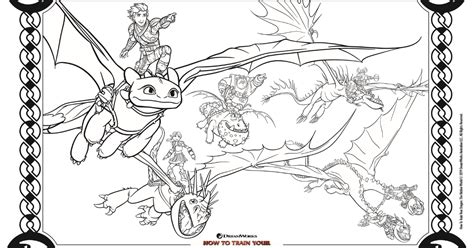 Free Coloring Pages How To Train Your Dragon