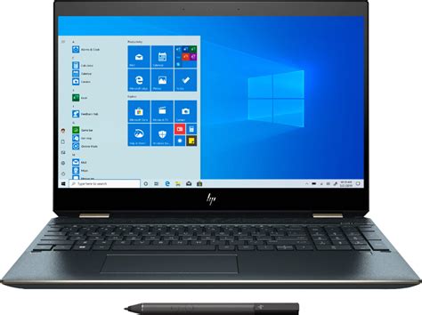 HP 2-in-1 15.6" 4K Ultra HD Touch-Screen Laptop Intel Core i7 16GB Memory NVIDIA GeForce MX150 ...