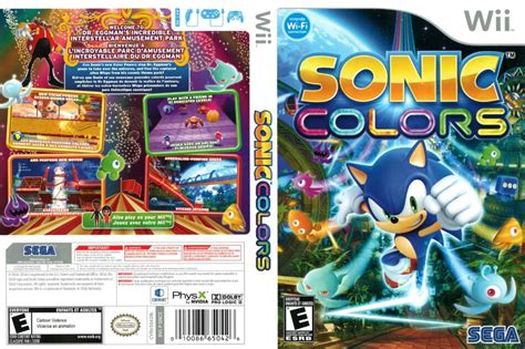 Sonic Colors (2006) Wii Cover - DVDcover.Com