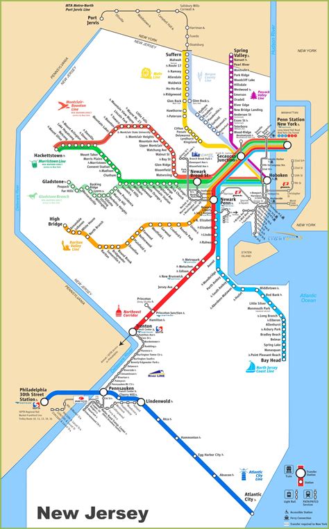 Nj Transit Rail Map – Map Of The World